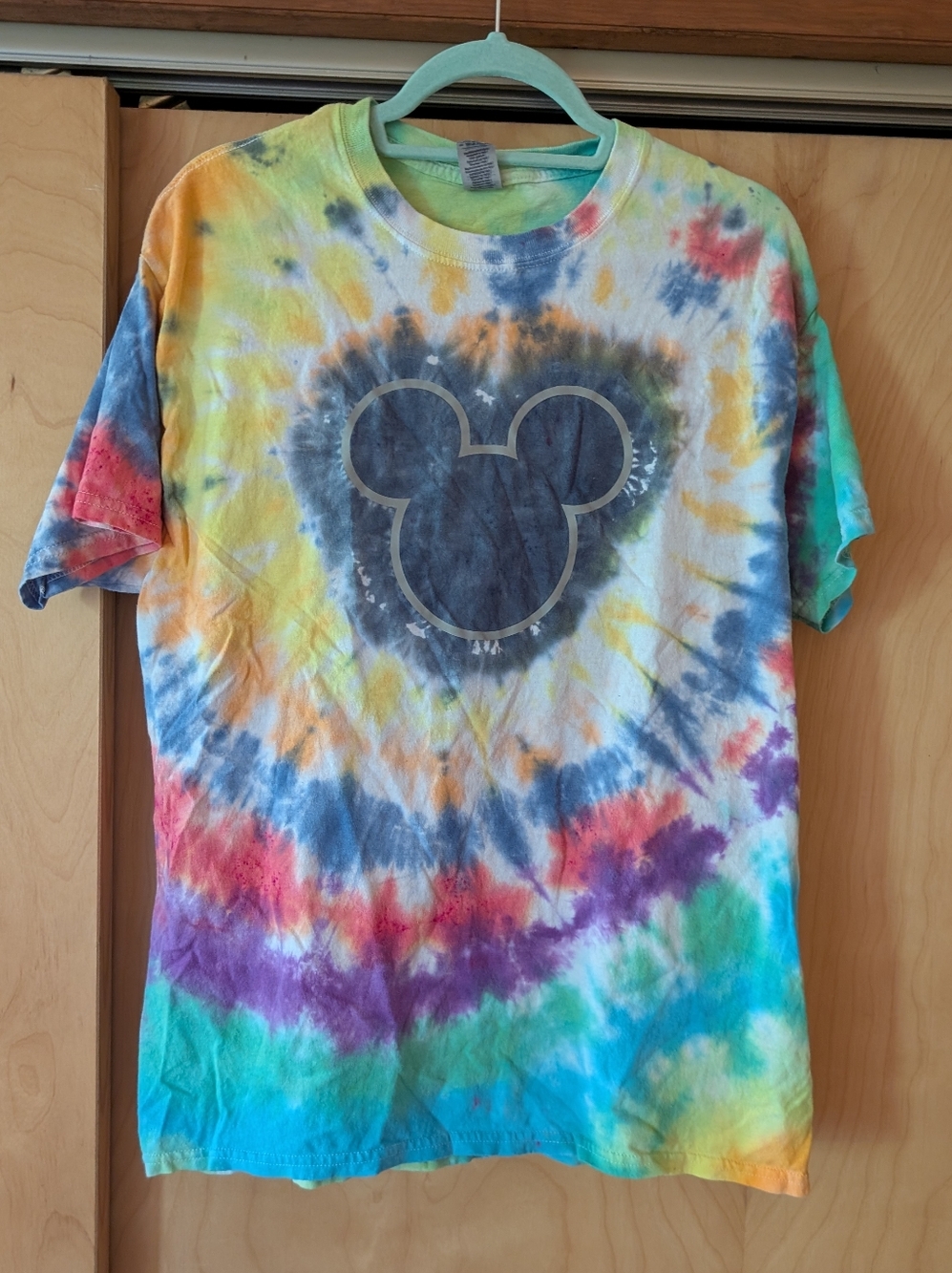 Disney Gildan Tie-Dye Mickey Mouse Logo Tee